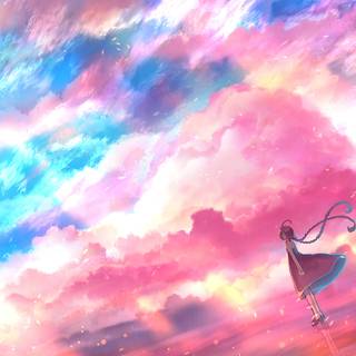 Anime cloud 4k wallpaper