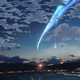 Anime cloud 4k wallpaper