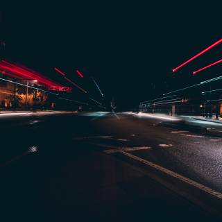 Dark road 4k wallpaper