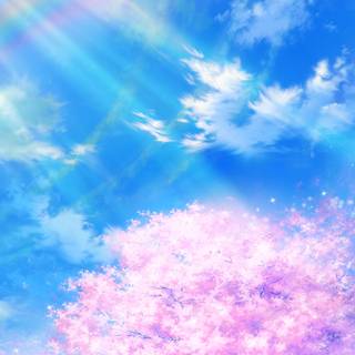 Anime cloud 4k wallpaper