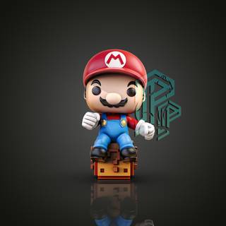 Mario Funko Pop wallpaper