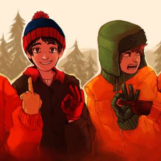 Stan and Kyle wallpaper
