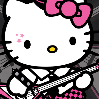 Spider-Man and Hello Kitty wallpaper