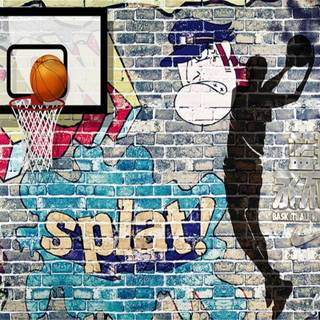 Basketball graffiti wallpaper