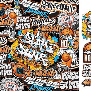 Basketball graffiti wallpaper