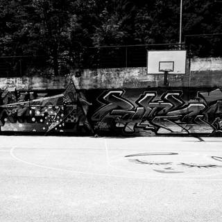 Basketball graffiti wallpaper