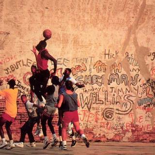 Basketball graffiti wallpaper