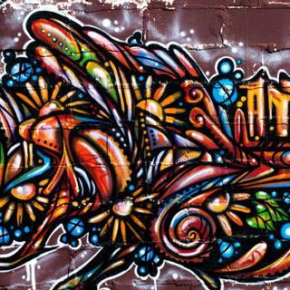 Basketball graffiti wallpaper