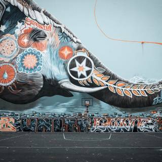 Basketball graffiti wallpaper