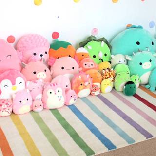 Cute cat Squishmallows wallpaper