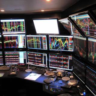 Trading room wallpaper