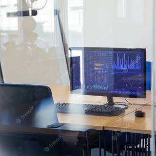 Trading room wallpaper