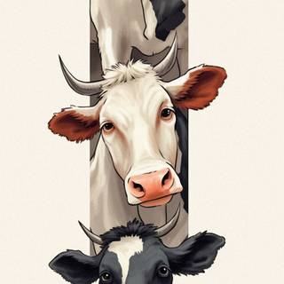 Show cattle wallpaper