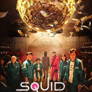 Squid Game poster wallpaper