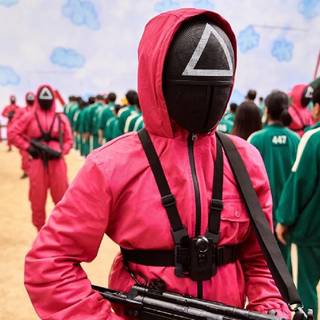 Squid Game poster wallpaper