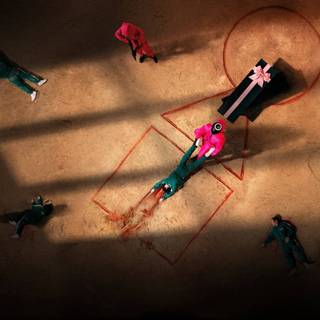 Squid Game poster wallpaper