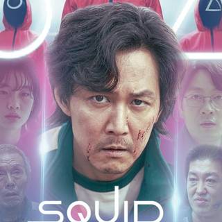 Squid Game poster wallpaper