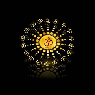 OM black wallpaper