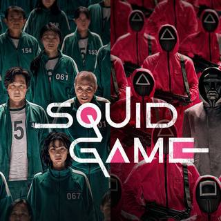Squid Game poster wallpaper