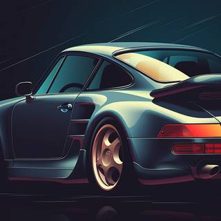 Porsche 930 Turbo 4k iPhone wallpaper