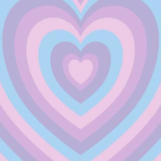 Purple heart preppy wallpaper
