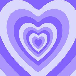 Purple heart preppy wallpaper