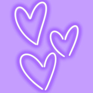 Purple heart preppy wallpaper