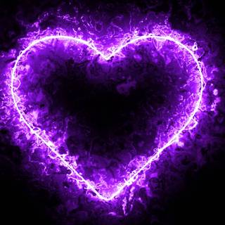 Purple heart preppy wallpaper