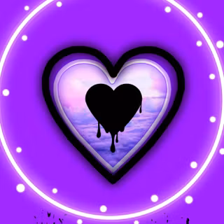Purple heart preppy wallpaper