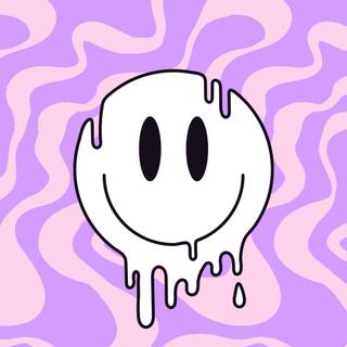 Purple heart preppy wallpaper