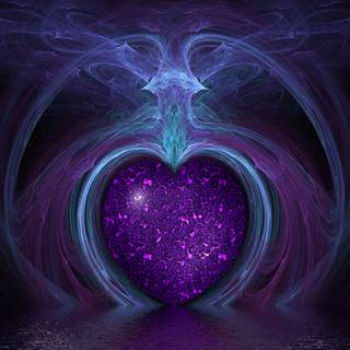 Purple heart preppy wallpaper