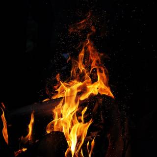 4k phone fire wallpaper