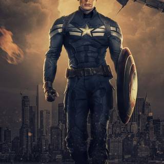 Captain America mobile 4k wallpaper