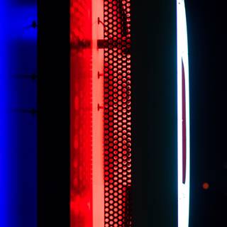 Blue and red 4k wallpaper