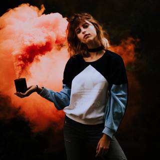 Smoke cloud wallpaper