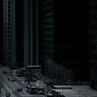 Black oled minimal wallpaper