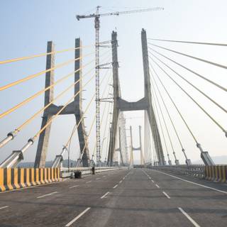 New Zuari Bridge - Cable Bridge wallpaper
