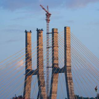New Zuari Bridge - Cable Bridge wallpaper