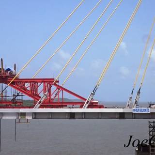 New Zuari Bridge - Cable Bridge wallpaper