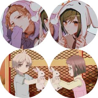 Matching anime icons wallpaper