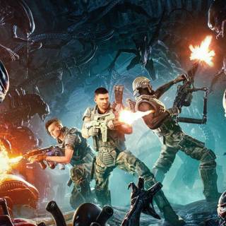 Aliens Fireteam Elite wallpaper