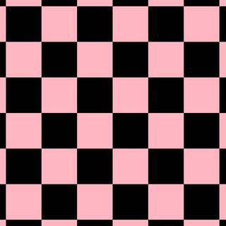 Pink checkered wallpaper