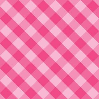 Pink checkered wallpaper