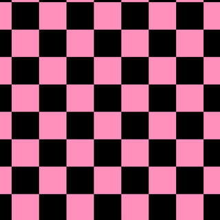 Pink checkered wallpaper