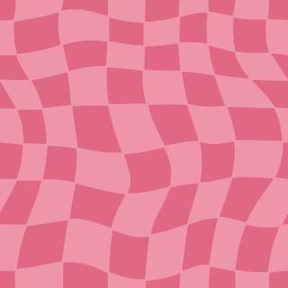 Pink checkered wallpaper