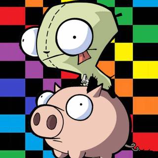 Gir Invader Zim iPhone wallpaper