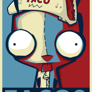 Gir Invader Zim iPhone wallpaper