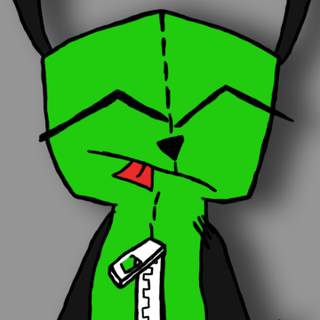 Gir Invader Zim iPhone wallpaper