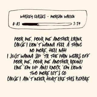 Morgan Wallen lyrics wallpaper