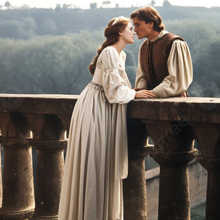 Romeo and Juliet balcony wallpaper